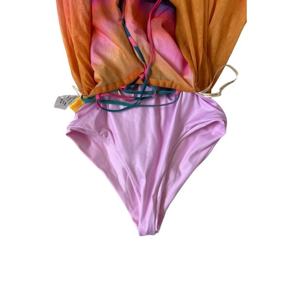 Agua Bendita Pacifico Cosmea Vini Ombré Maxi Dress - Picture 11 of 11